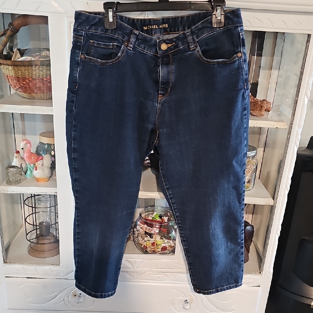 Michael Kors Dark Blue Ankle Jeans